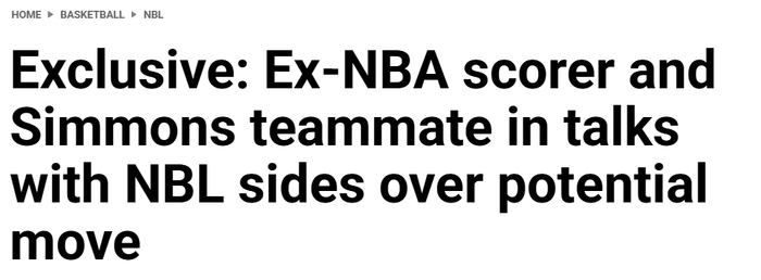 32岁T.J.沃伦瞄准NBL赛场寻求生涯新突破