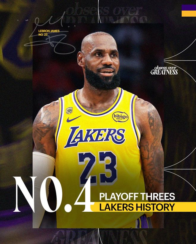 41岁勒布朗季后赛创历史纪录，45分钟鏖战助湖人