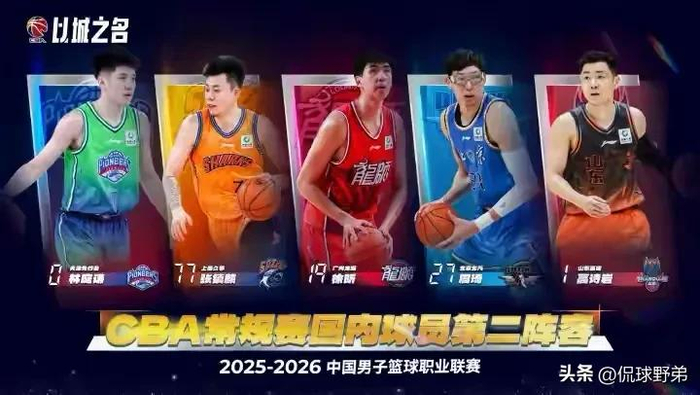 CBA常规赛荣誉揭晓：新贵崛起老将让位外援强势
